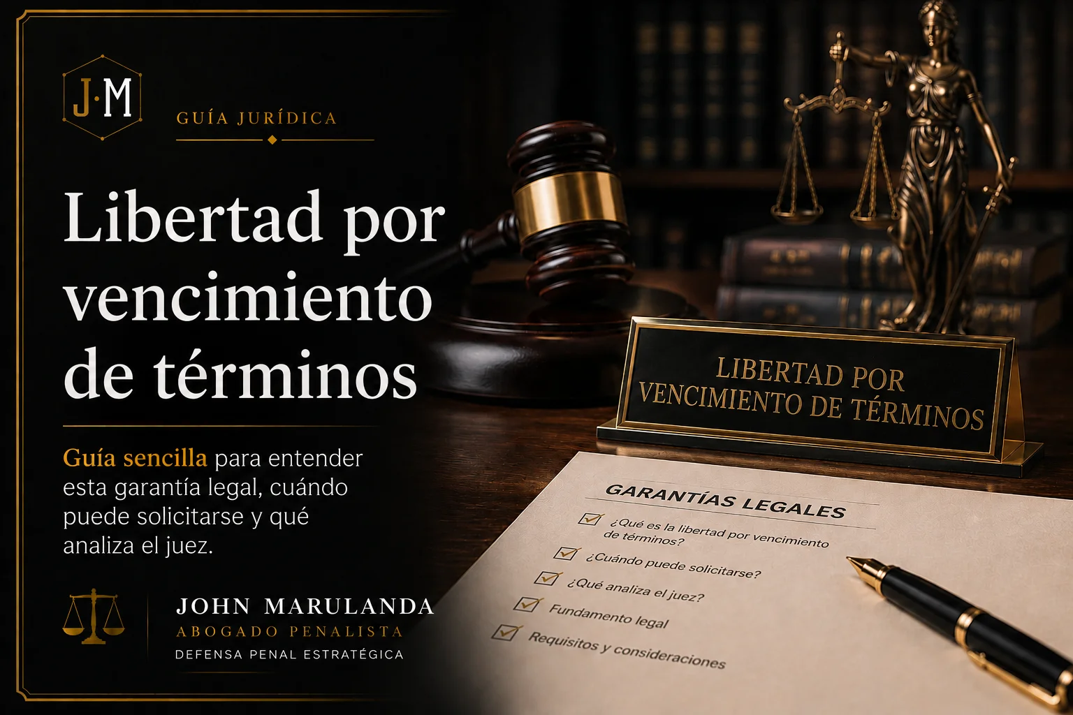 Libertad por vencimiento de términos en Colombia